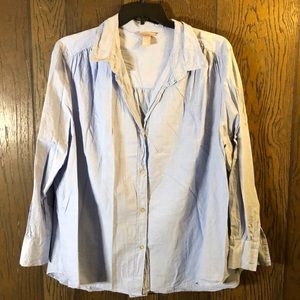 Women’s plus button down shirt H&M